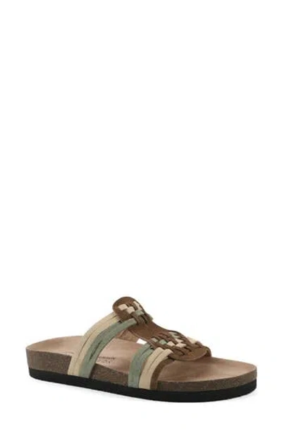White Mountain Footwear Halicore Slide Sandal In Brown