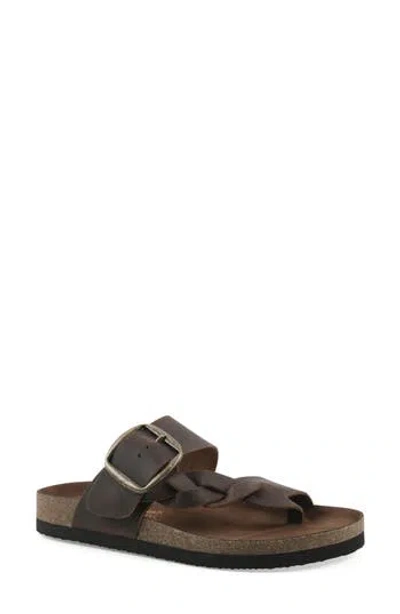 White Mountain Footwear Harleta Footbed Sandal In Brown