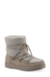 White Mountain Footwear Isador Faux Shearling Bootie In Brown