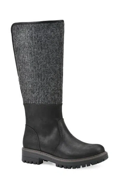 White Mountain Footwear Mavis Knee High Boot In Black