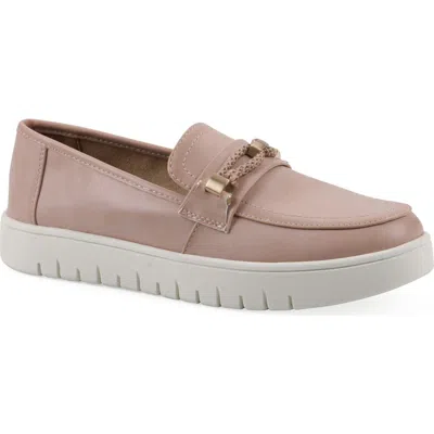 White Mountain Footwear Naathan Loafer Sneaker In Pink
