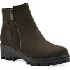 White Mountain Footwear Tahj Lug Sole Bootie In Brown