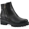 White Mountain Footwear Tahj Lug Sole Bootie In Black