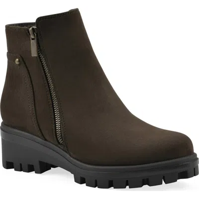 White Mountain Footwear Tahj Lug Sole Bootie In Brown