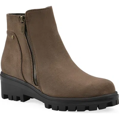 White Mountain Footwear Tahj Lug Sole Bootie In Brown