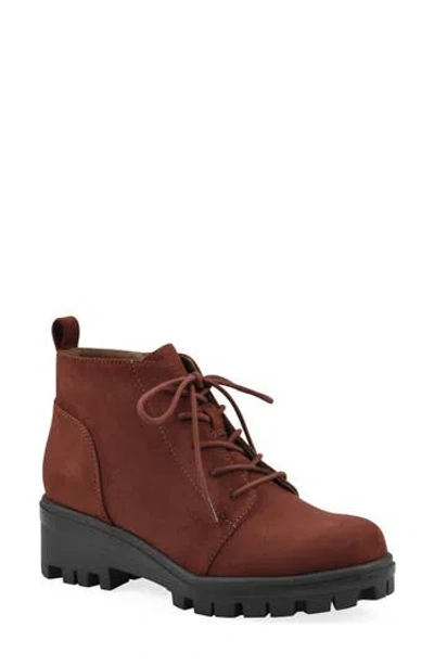White Mountain Footwear Tariq Lug Lace-up Boot In Brown