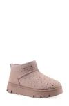 White Mountain Footwear Tomas Faux Fur Bootie In Pink