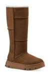 White Mountain Footwear Tru Faux Shearling Boot In Brown