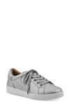 White Mountain Footwear Uniform Sneaker In Silver Smooth