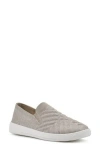 White Mountain Footwear Until Knit Slip-on Sneaker In Gold/fabric
