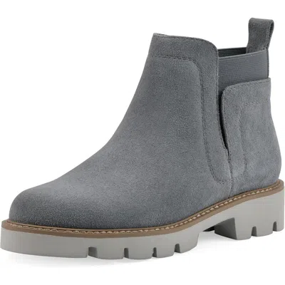 White Mountain Glassie Womens Solid Suede Chelsea Boots In Multi