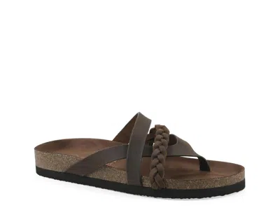 White Mountain Halogen Sandal In Brown