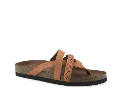 White Mountain Halogen Sandal In Brown