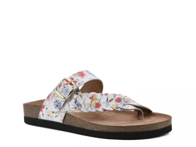 White Mountain Happier Wedge Sandal In Brown