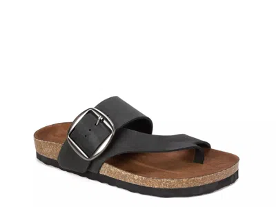 White Mountain Harley Sandal In Black