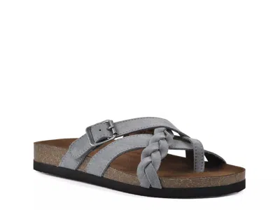 White Mountain Harrington Sandal In Blue