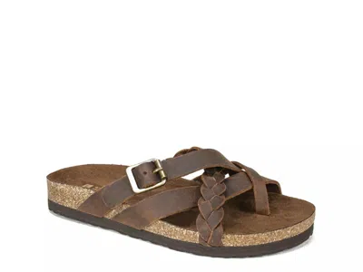 White Mountain Harrington Sandal In Brown