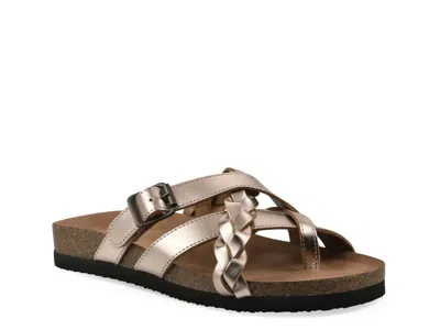 White Mountain Harrington Sandal In Brown