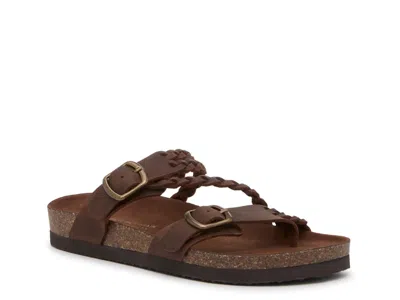 White Mountain Haziest Sandal In Brown