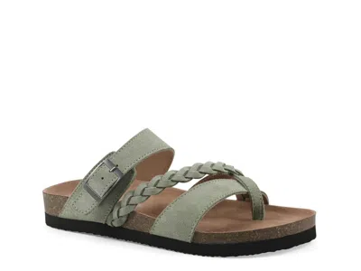 White Mountain Hazy Slide Sandal In Multi