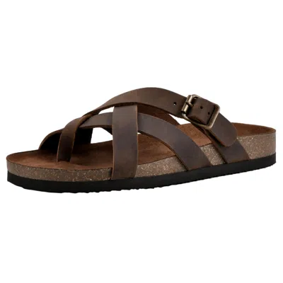 White Mountain Hobo Brown Leather W29990-200 Women's In Multi