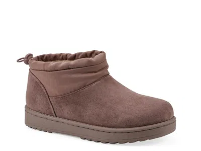 White Mountain Idle Bootie In Brown