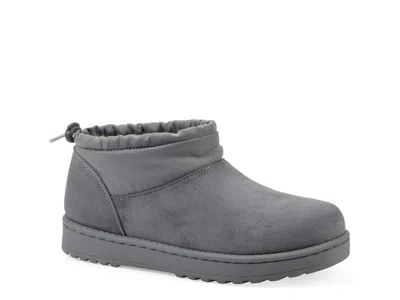 White Mountain Idle Bootie In Gray