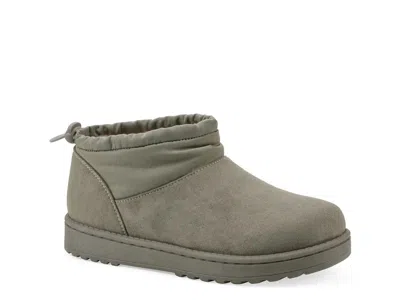 White Mountain Idle Bootie In Green