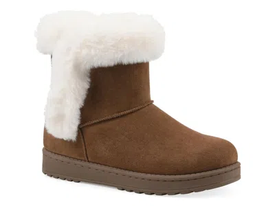 White Mountain Incher Bootie In Brown