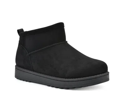 White Mountain Inspa Cozy Bootie In Black