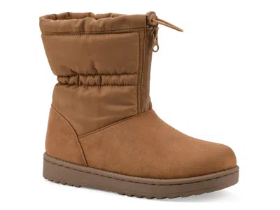 White Mountain Issy Bootie In Brown