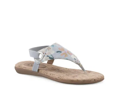 White Mountain Lifeway Sandal In Blue