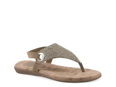 White Mountain Lifeway Sandal In Brown