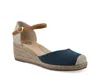 White Mountain Maintain Espadrille Wedge Pump In Multi