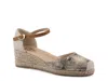 White Mountain Maintain Espadrille Wedge Pump In Multi