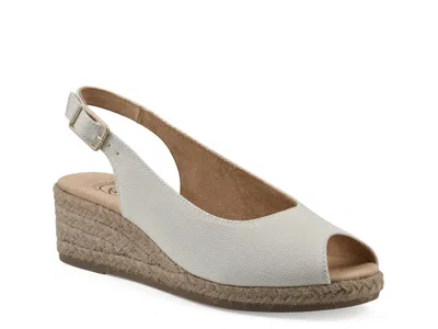 White Mountain Maize Espadrille Wedge Sandal