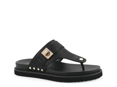 White Mountain Malabar Sandal In Black