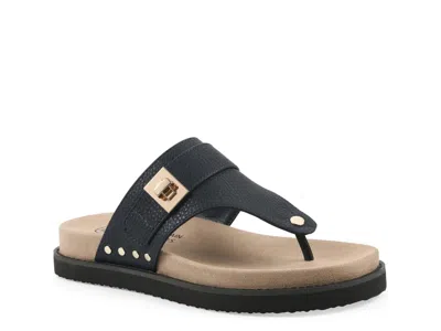 White Mountain Malabar Sandal In Blue