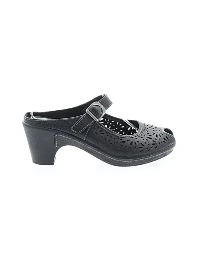 Pre-owned White Mountain Mule/clog In Black