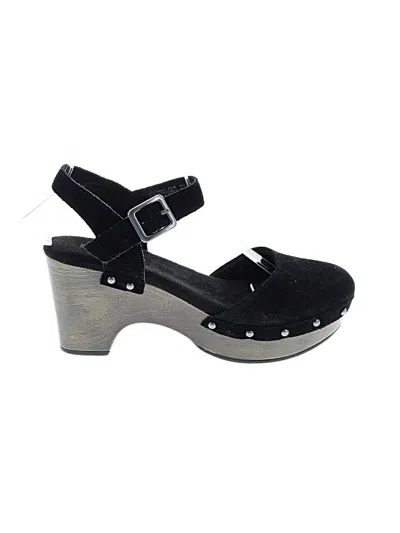 Pre-owned White Mountain Mule/clog In Black