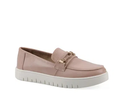 White Mountain Naathan Loafer In Pink
