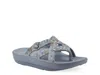 White Mountain Rip Sandal In Gray