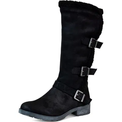 White Mountain Santell Womens Faux Fur Tall Knee-high Boots In Multi