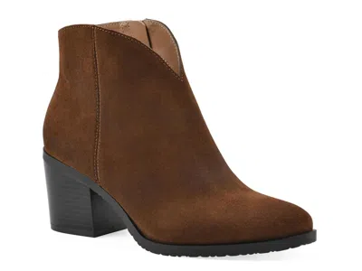White Mountain Tattle Bootie In Brown