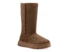 White Mountain Tripp Platform Boot In Brown