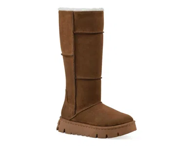 White Mountain Tru Platform Boot In Brown