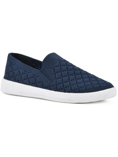 White Mountain Upbear Slip On Sneakers In Blue