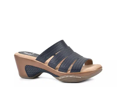 WHITE MOUNTAIN WHITE MOUNTAIN VALORA PLATFORM SANDAL
