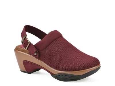 White Mountain Viable Clog In Burgundy