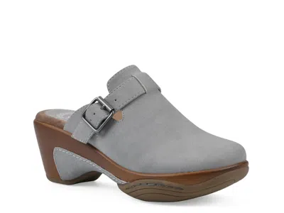 White Mountain Viewed Clog In Gray